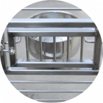 Food/water stations in cage